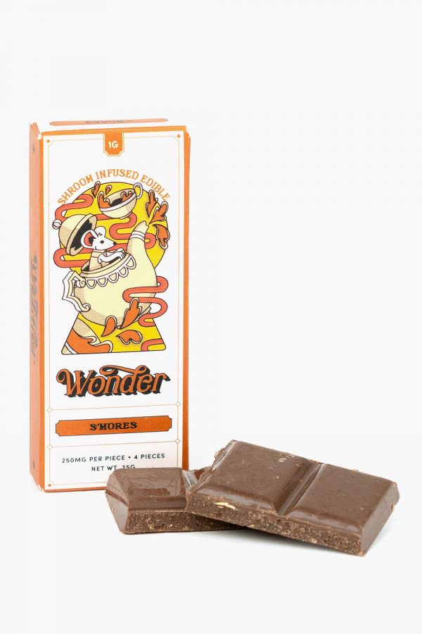 Wonder Psilocybin Chocolate Bar — S’mores (1g)